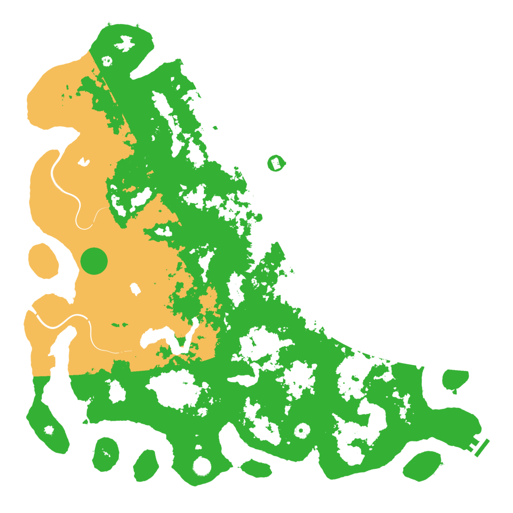 Biome Rust Map: Procedural Map, Size: 5000, Seed: 1853647596