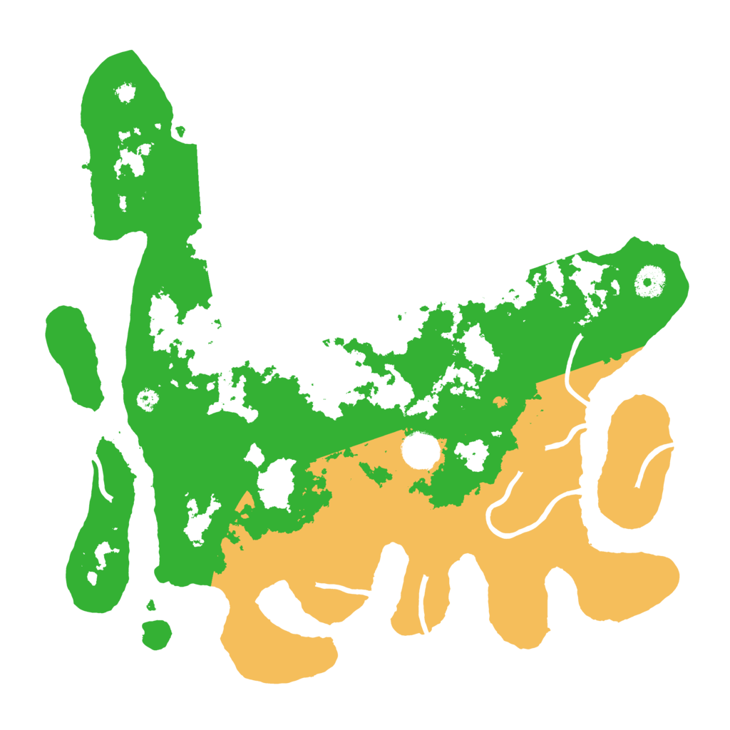 Biome Rust Map: Procedural Map, Size: 3500, Seed: 8878730