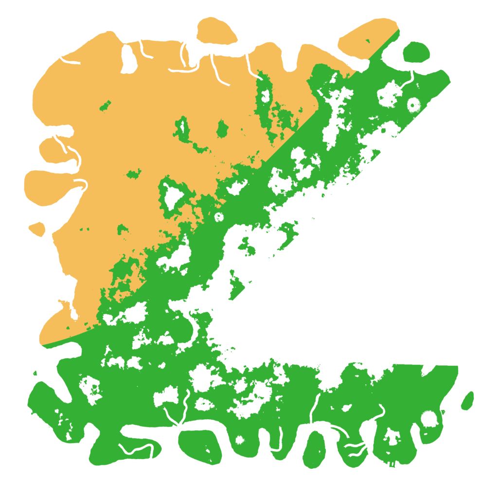 Biome Rust Map: Procedural Map, Size: 5500, Seed: 5038