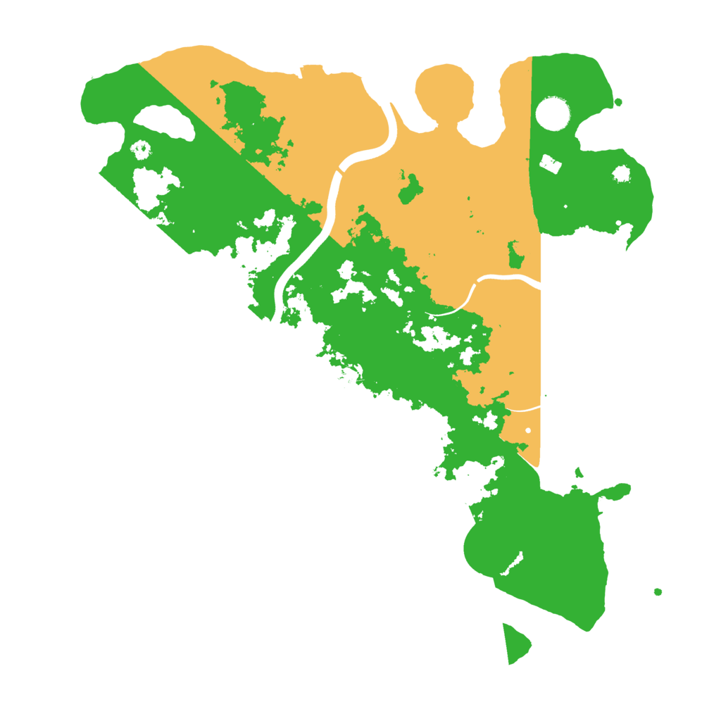 Biome Rust Map: Procedural Map, Size: 3750, Seed: 91039290
