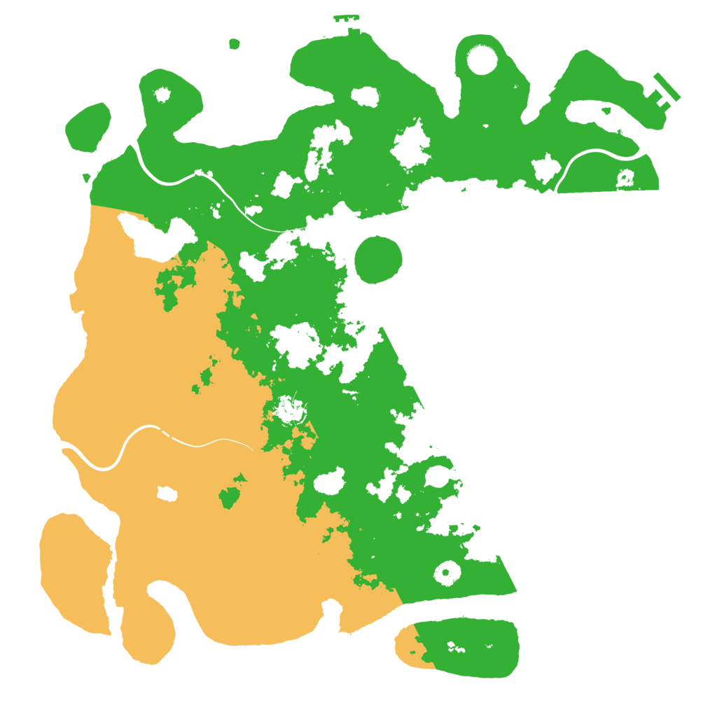 Biome Rust Map: Procedural Map, Size: 4250, Seed: 250902591