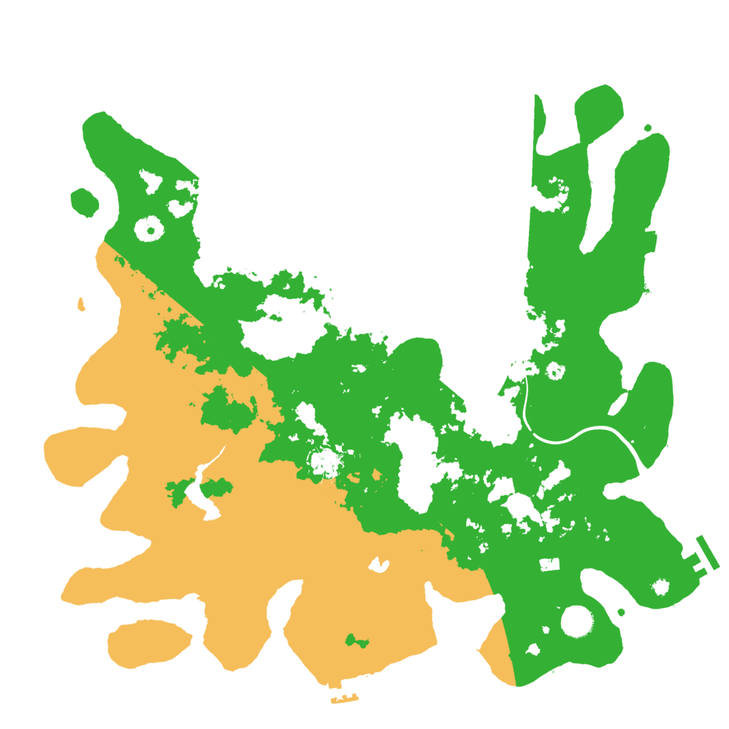 Biome Rust Map: Procedural Map, Size: 4000, Seed: 2057808870