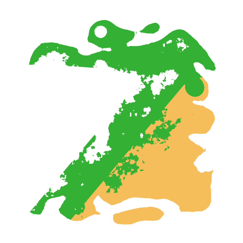 Biome Rust Map: Barren, Size: 3500, Seed: 1484714403