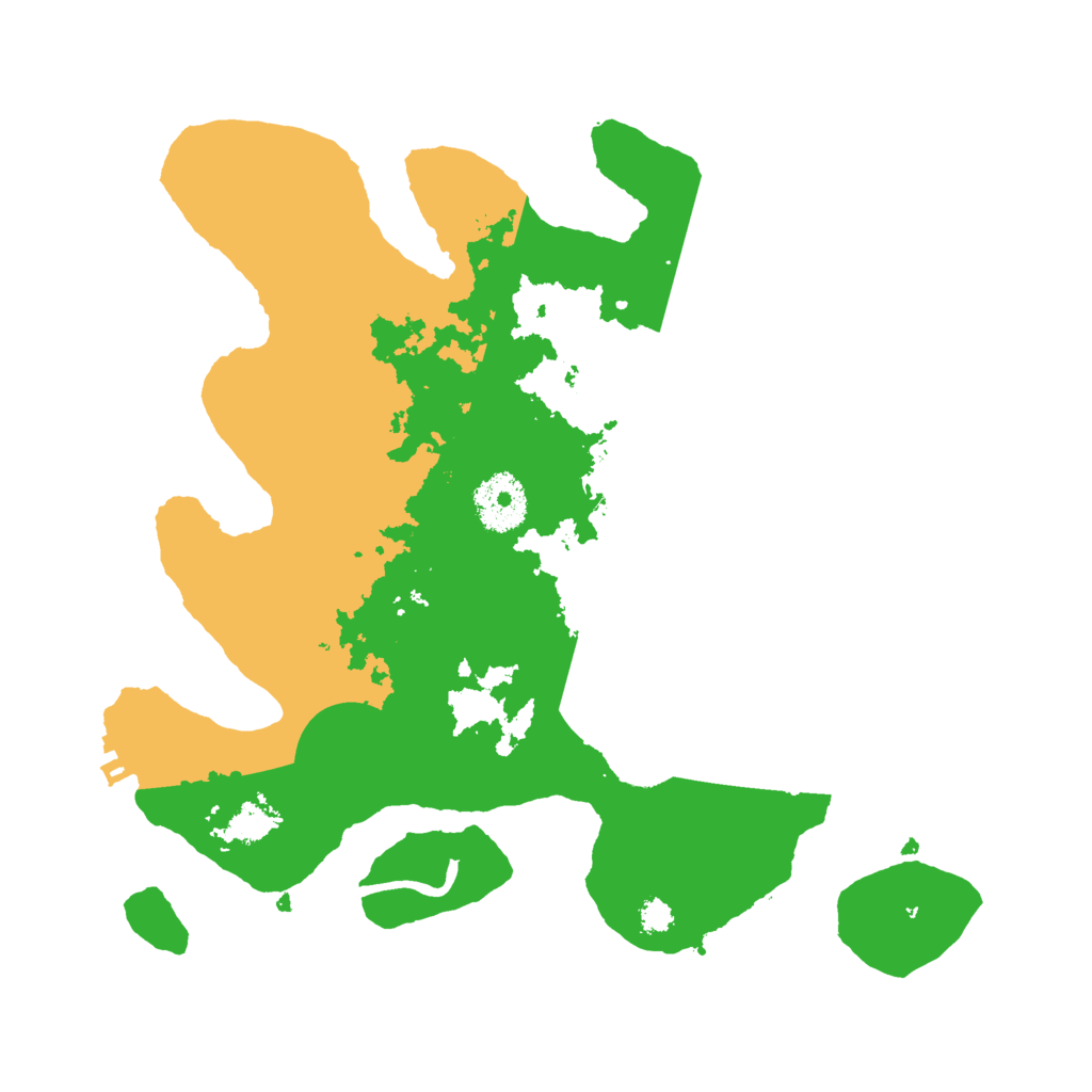 Biome Rust Map: Procedural Map, Size: 3000, Seed: 22976