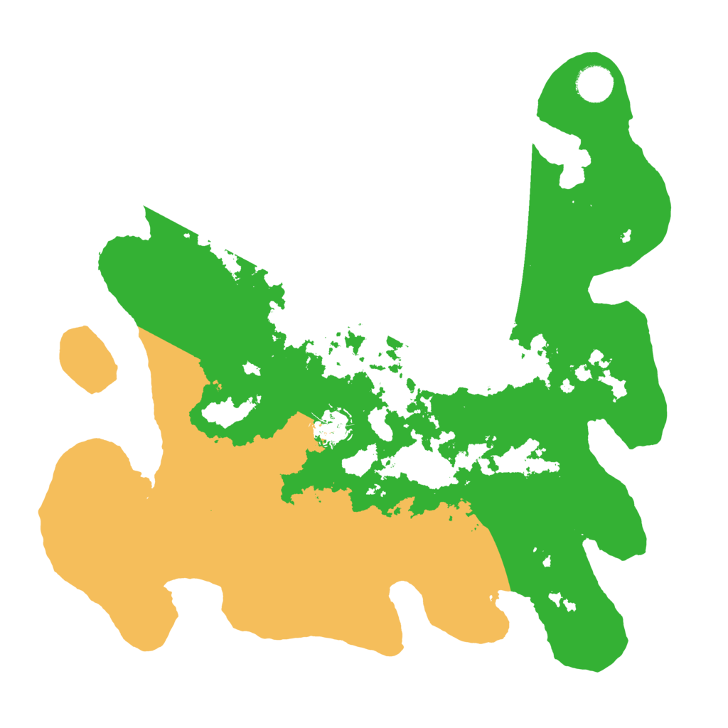 Biome Rust Map: Barren, Size: 3500, Seed: 68366730