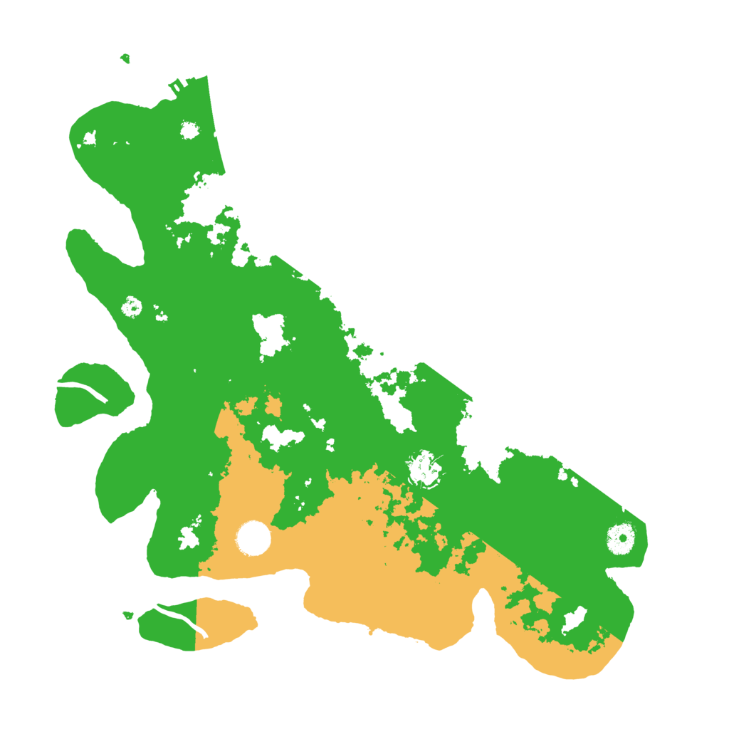 Biome Rust Map: Procedural Map, Size: 3700, Seed: 1172948500