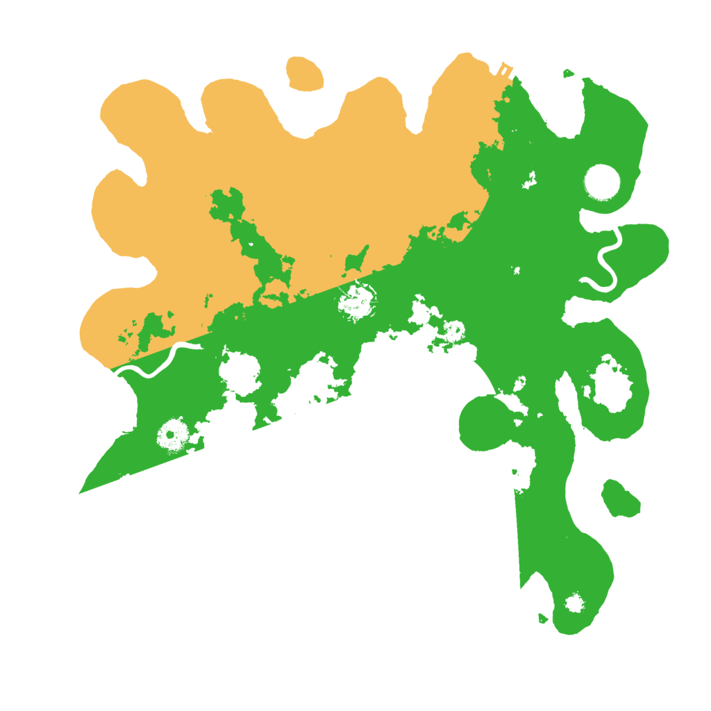 Biome Rust Map: Procedural Map, Size: 3500, Seed: 70120073