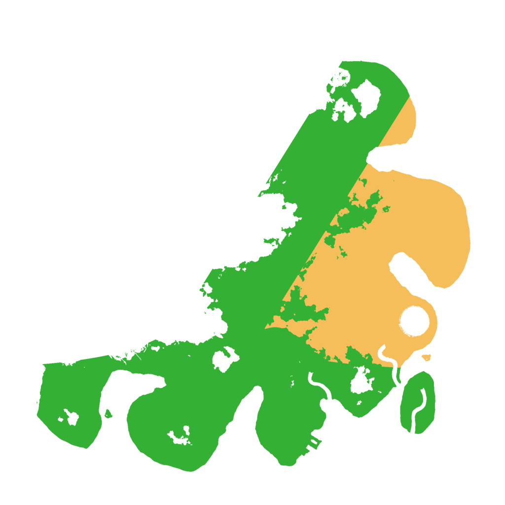 Biome Rust Map: Procedural Map, Size: 3000, Seed: 17282443