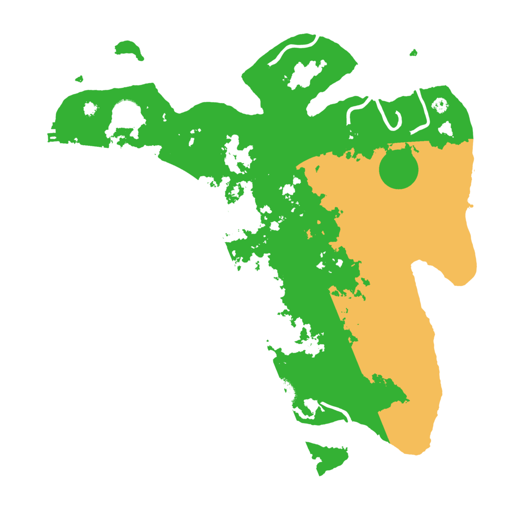 Biome Rust Map: Procedural Map, Size: 3500, Seed: 1114883275