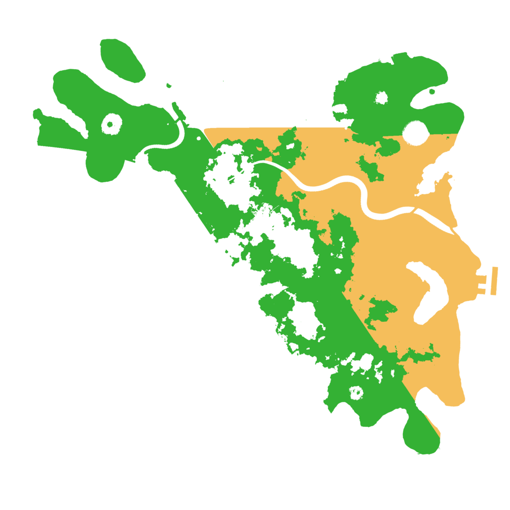 Biome Rust Map: Procedural Map, Size: 3650, Seed: 17200464
