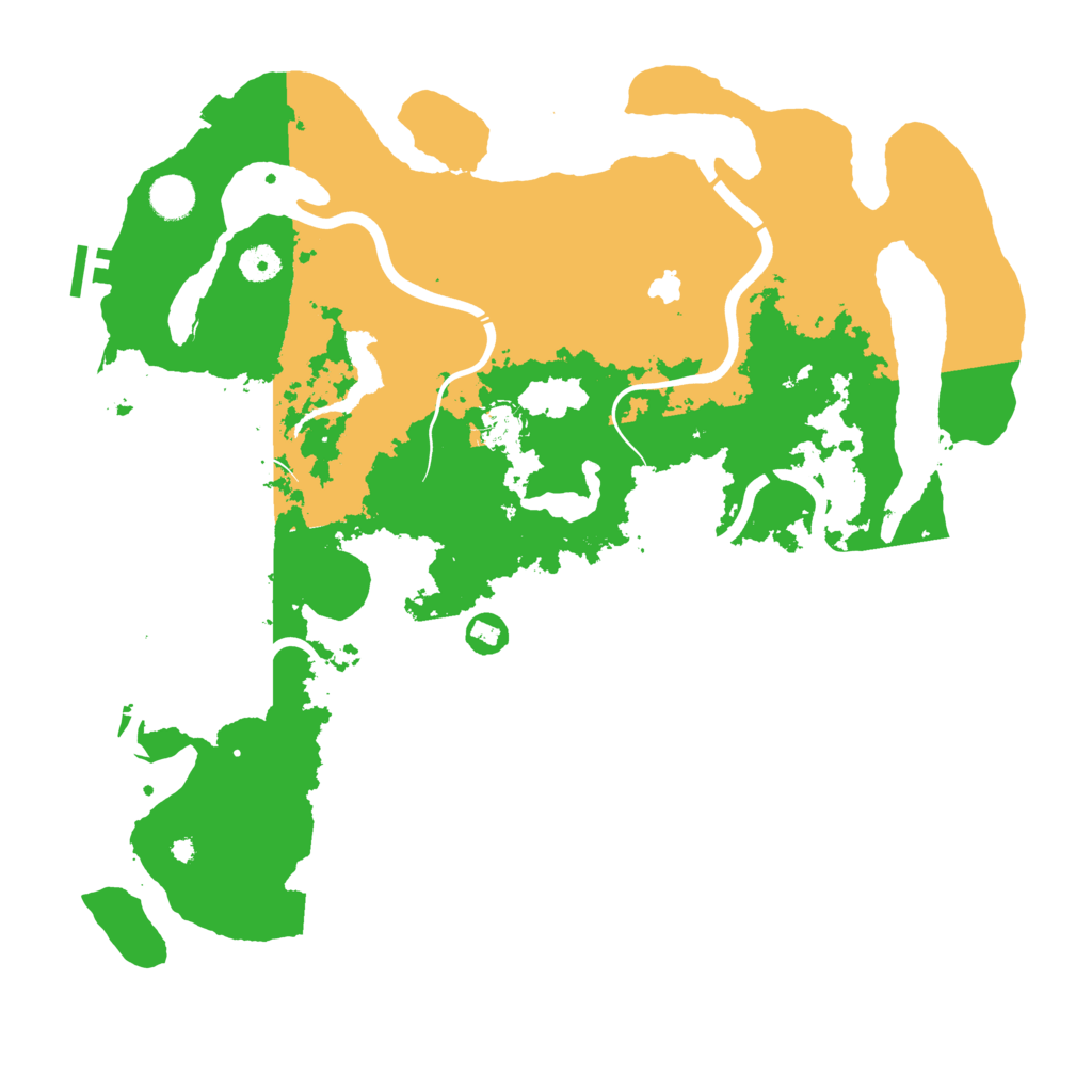 Biome Rust Map: Procedural Map, Size: 4250, Seed: 51457278