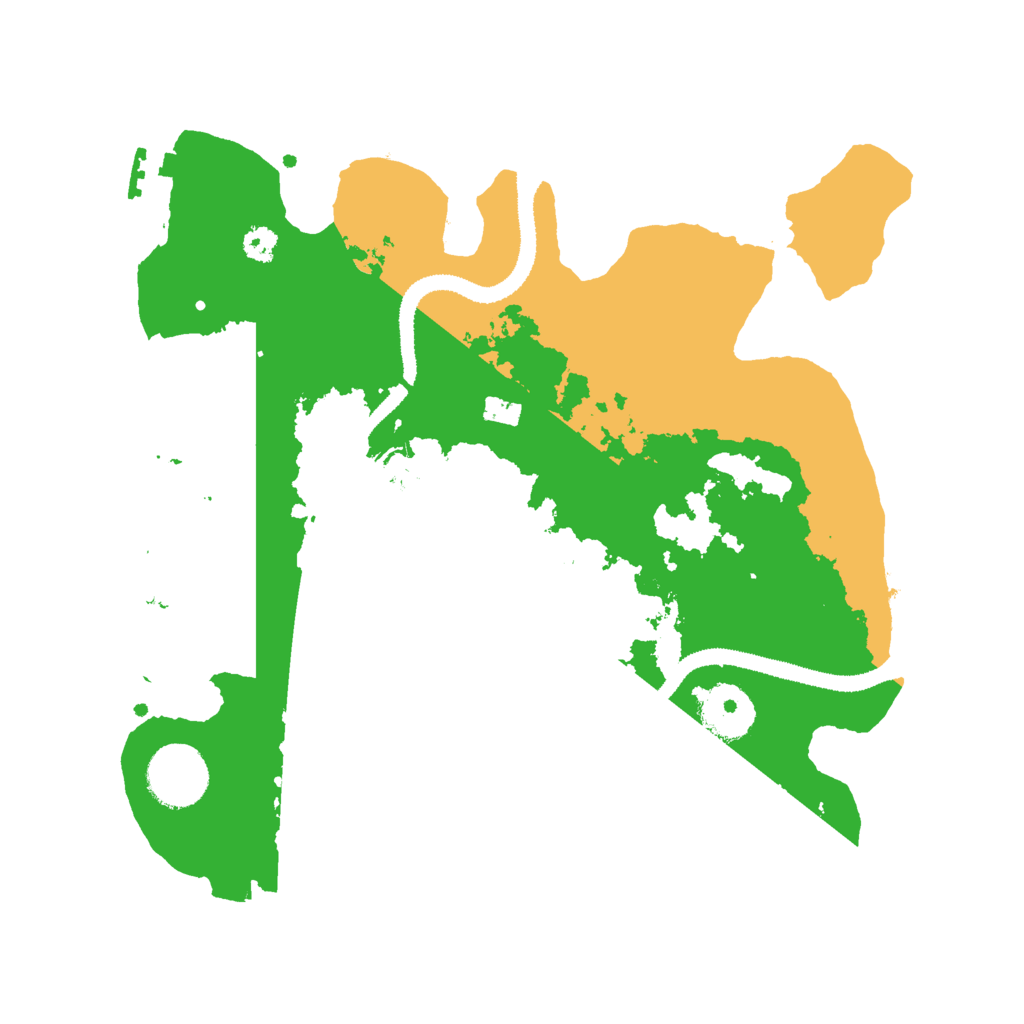 Biome Rust Map: Procedural Map, Size: 3000, Seed: 18659