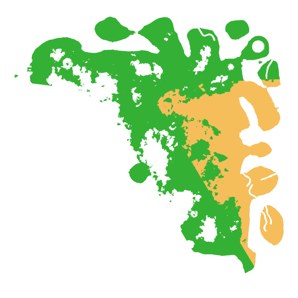 Biome Rust Map: Procedural Map, Size: 4300, Seed: 31871591