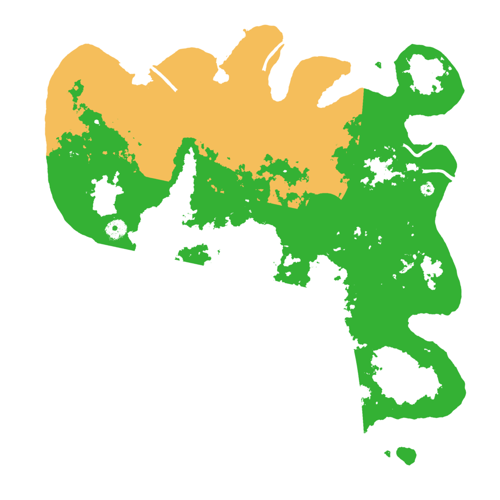 Biome Rust Map: Procedural Map, Size: 3800, Seed: 42526369