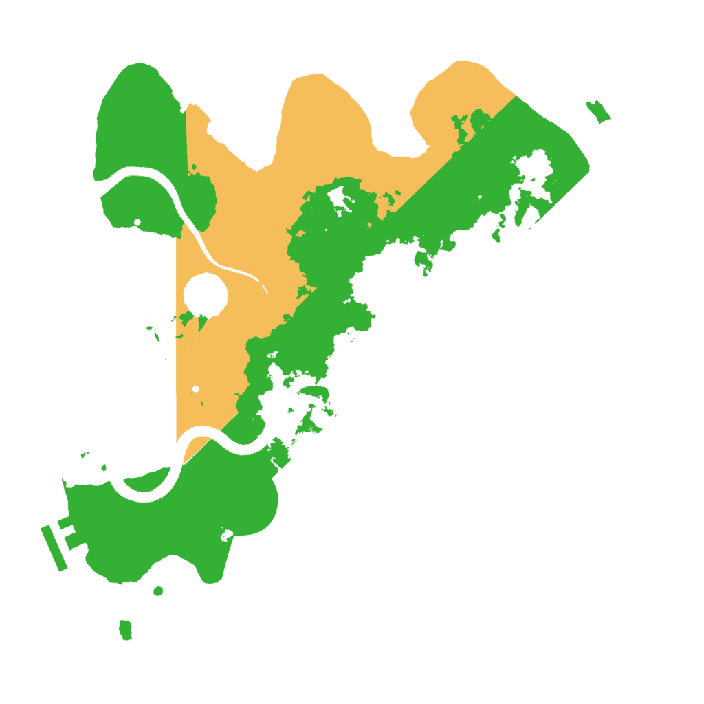 Biome Rust Map: Procedural Map, Size: 3000, Seed: 490394333