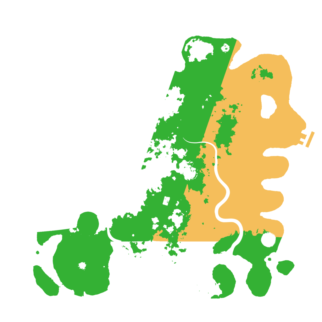 Biome Rust Map: Procedural Map, Size: 3950, Seed: 5308817
