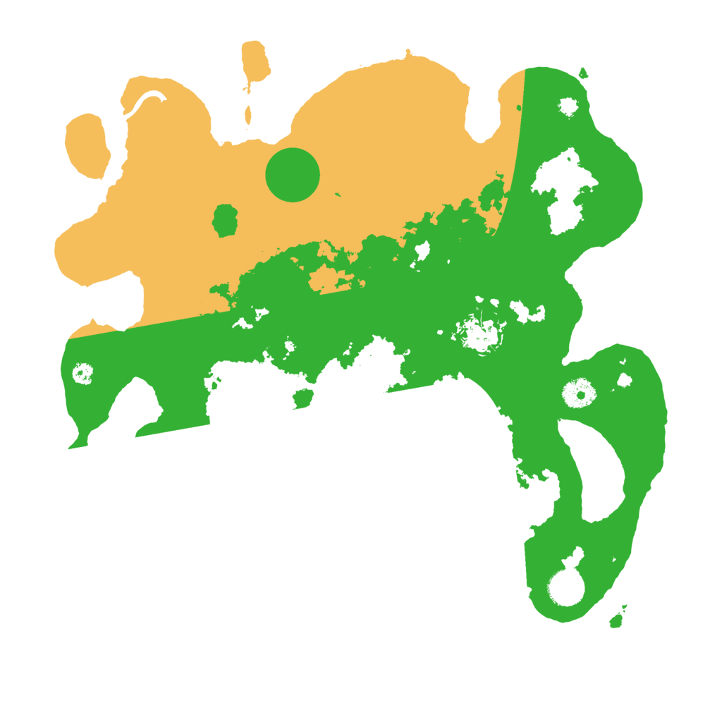 Biome Rust Map: Procedural Map, Size: 3500, Seed: 4422807