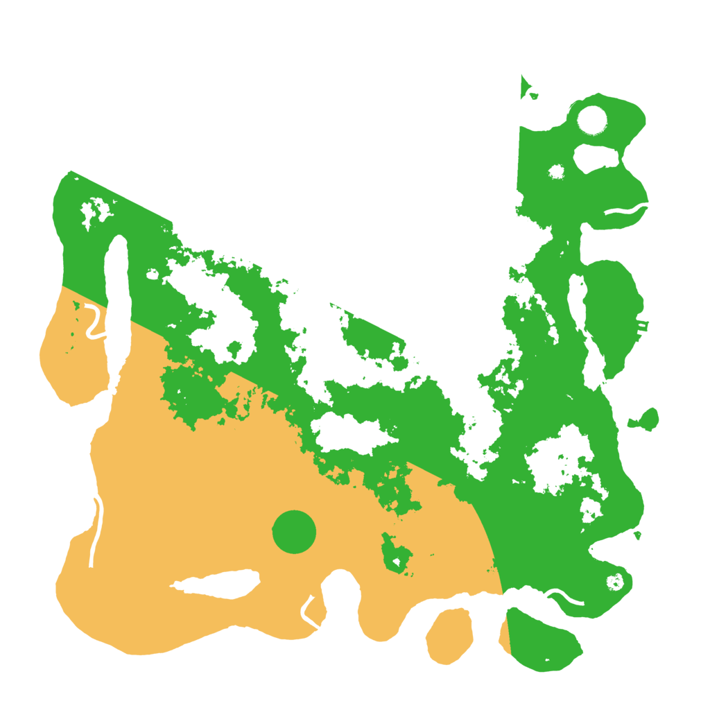 Biome Rust Map: Procedural Map, Size: 4300, Seed: 63996208