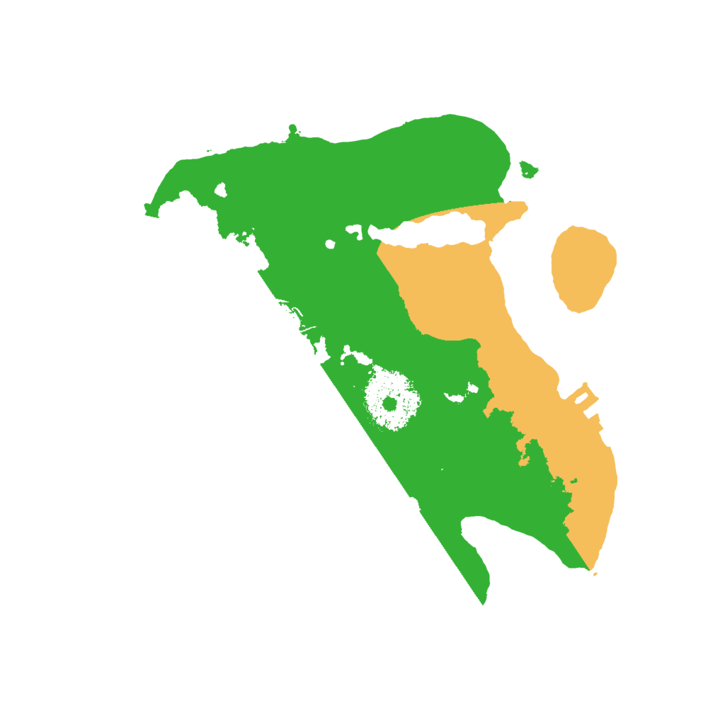 Biome Rust Map: Procedural Map, Size: 2000, Seed: 5612