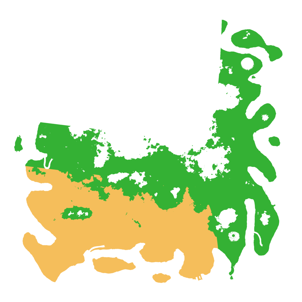 Biome Rust Map: Procedural Map, Size: 4300, Seed: 43377104