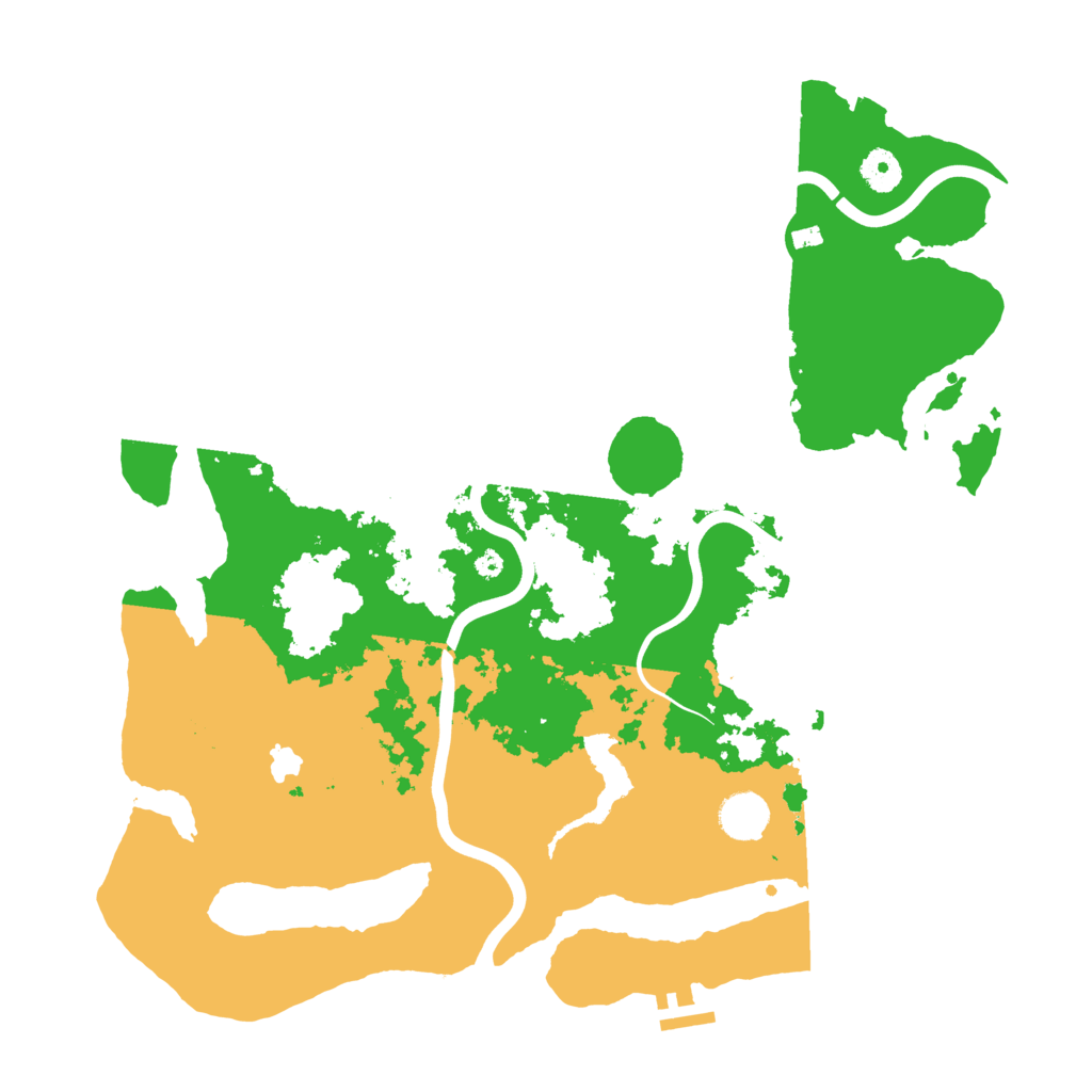 Biome Rust Map: Procedural Map, Size: 4000, Seed: 68124774