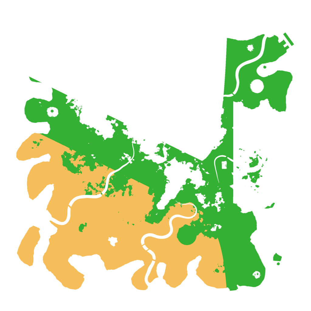 Biome Rust Map: Procedural Map, Size: 4300, Seed: 6230114
