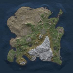 Thumbnail Rust Map: Procedural Map, Size: 3000, Seed: 31164, 13 Monuments