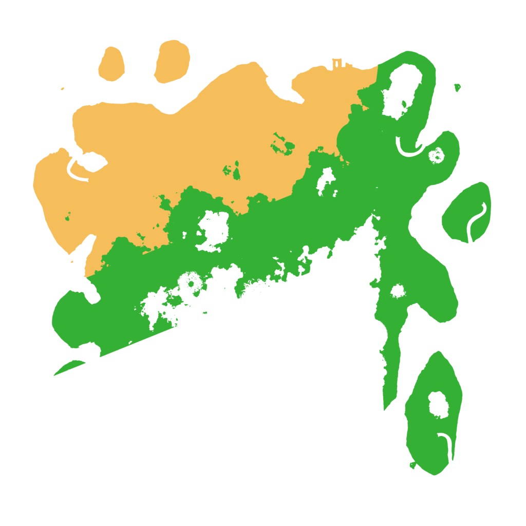 Biome Rust Map: Procedural Map, Size: 3500, Seed: 83099210