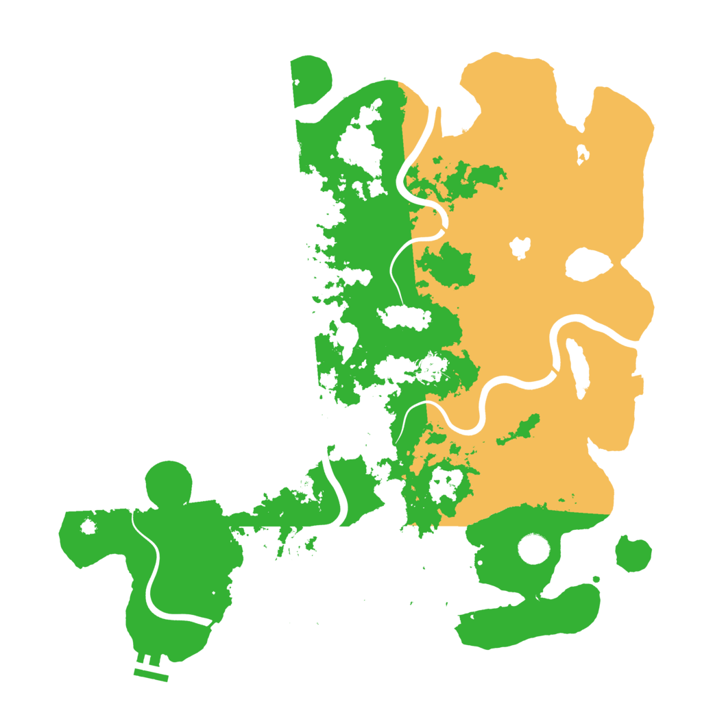 Biome Rust Map: Procedural Map, Size: 4100, Seed: 78077805