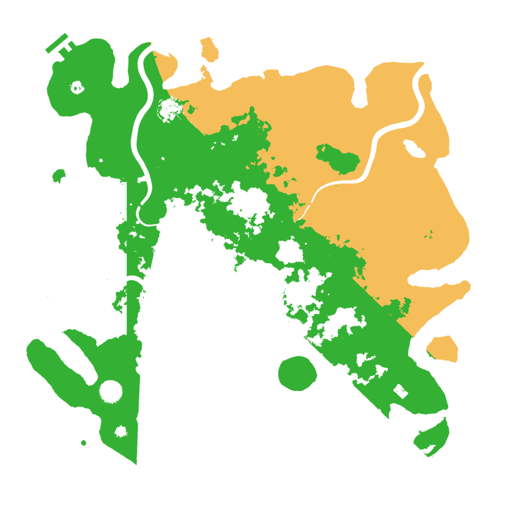 Biome Rust Map: Procedural Map, Size: 3900, Seed: 247035