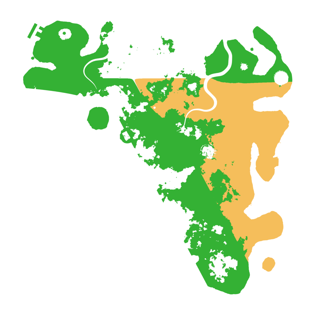 Biome Rust Map: Procedural Map, Size: 3950, Seed: 48700685