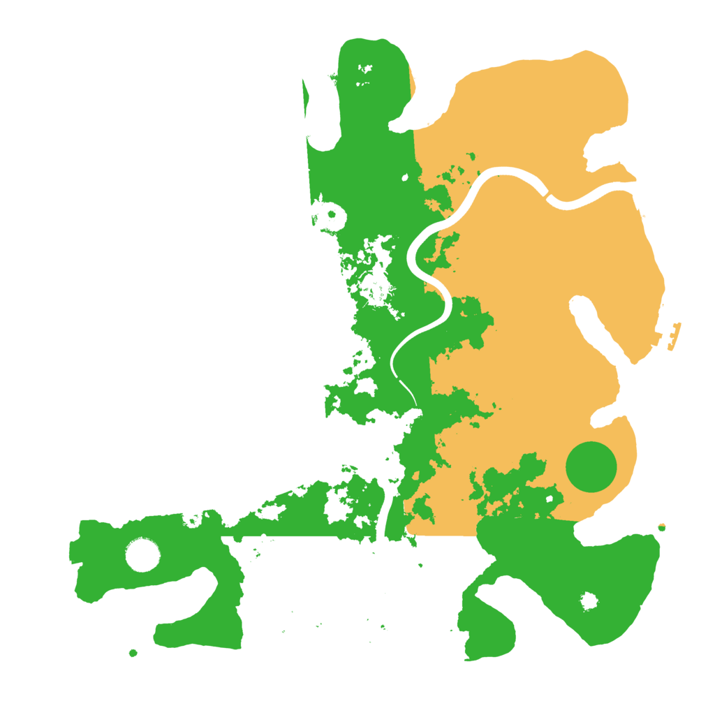 Biome Rust Map: Procedural Map, Size: 3700, Seed: 148822832