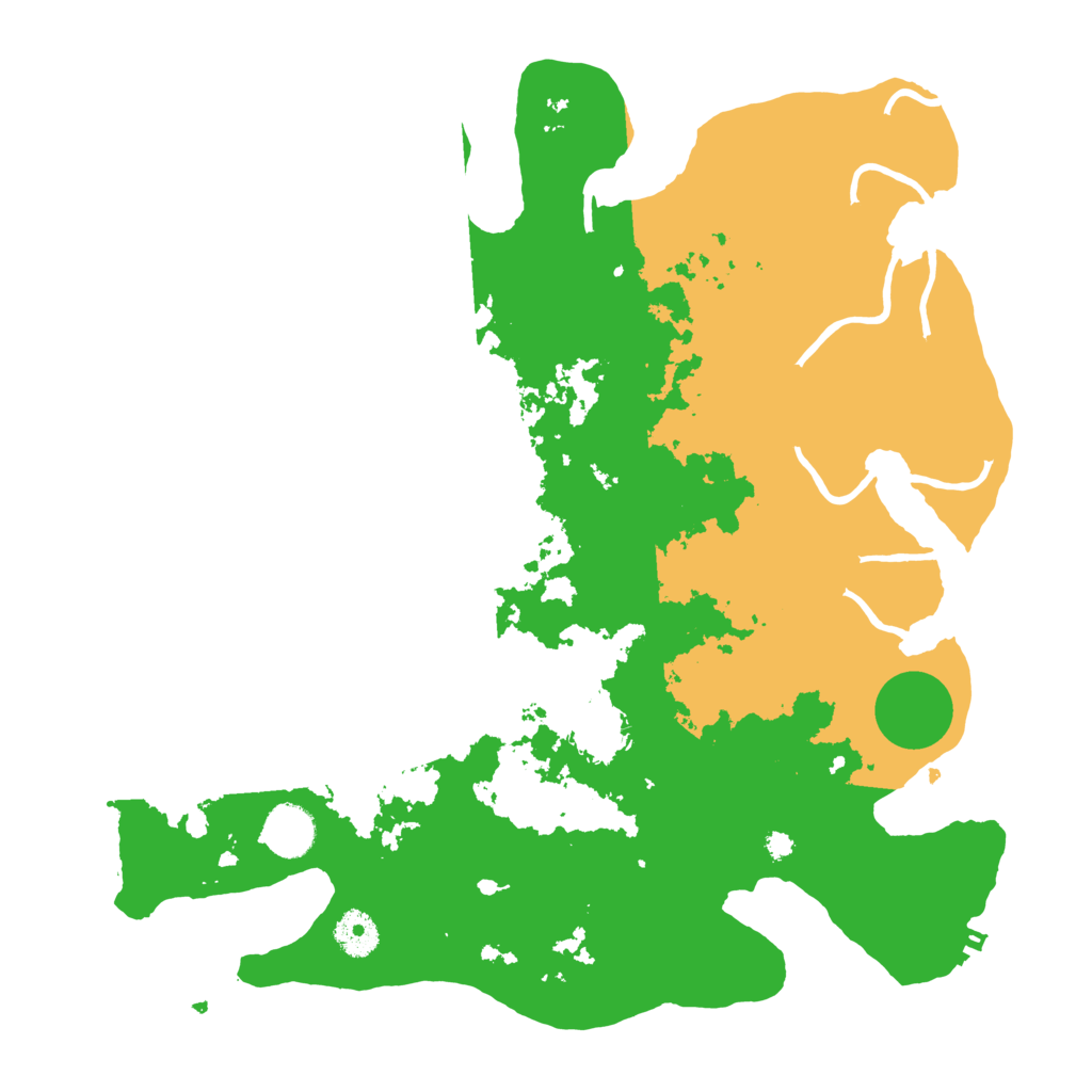 Biome Rust Map: Procedural Map, Size: 3700, Seed: 148822832
