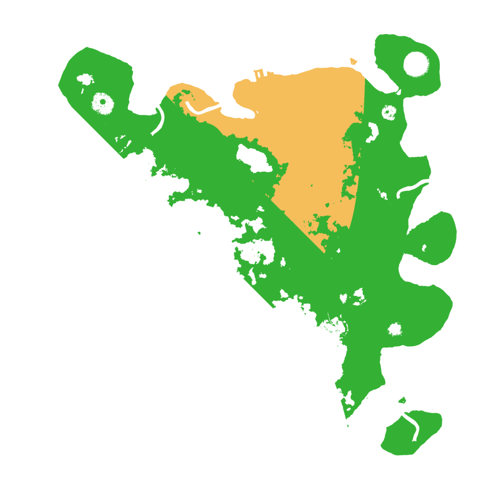 Biome Rust Map: Procedural Map, Size: 3500, Seed: 18396080