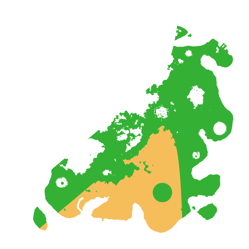 Biome Rust Map: Procedural Map, Size: 3400, Seed: 9238040