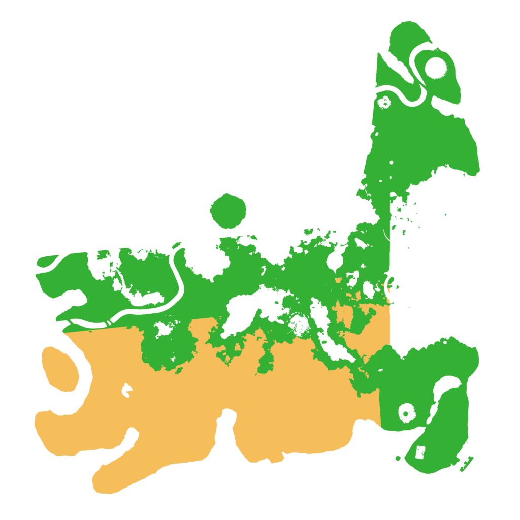 Biome Rust Map: Procedural Map, Size: 4250, Seed: 96766096