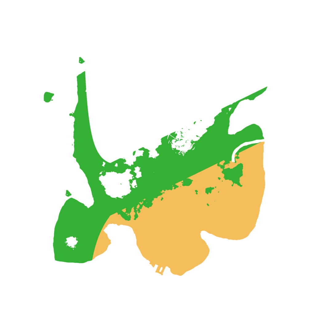 Biome Rust Map: Procedural Map, Size: 2500, Seed: 627903062