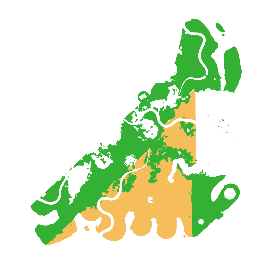 Biome Rust Map: Procedural Map, Size: 4100, Seed: 54706382