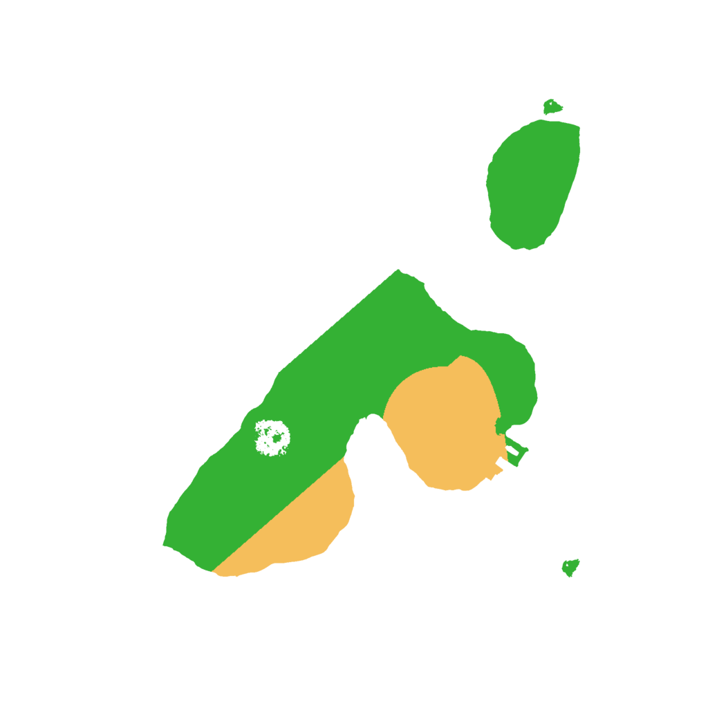 Biome Rust Map: Procedural Map, Size: 2000, Seed: 12458461