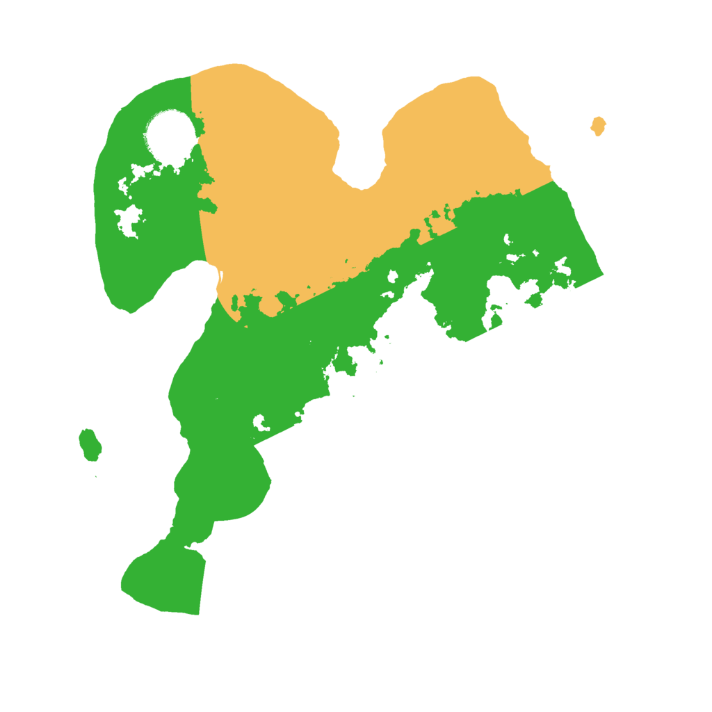 Biome Rust Map: Barren, Size: 2500, Seed: 995