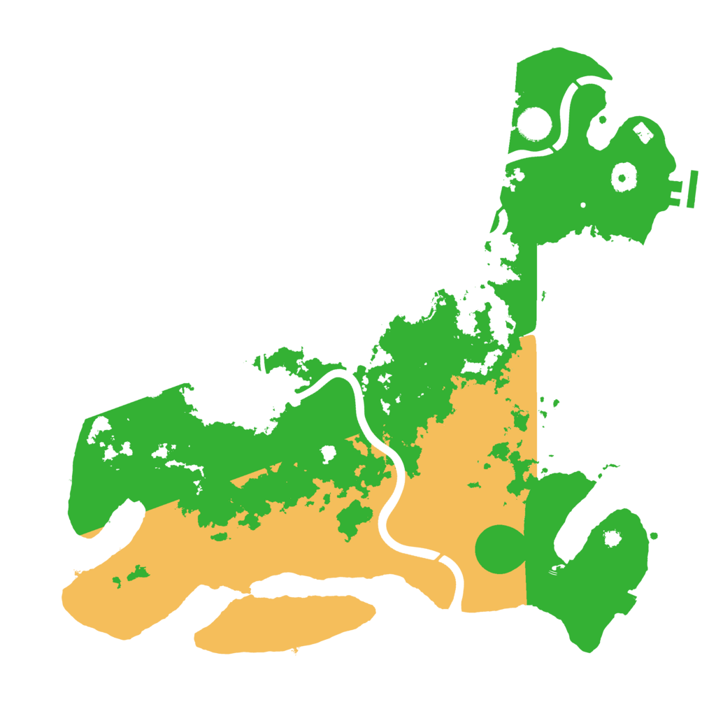 Biome Rust Map: Procedural Map, Size: 3850, Seed: 65521723