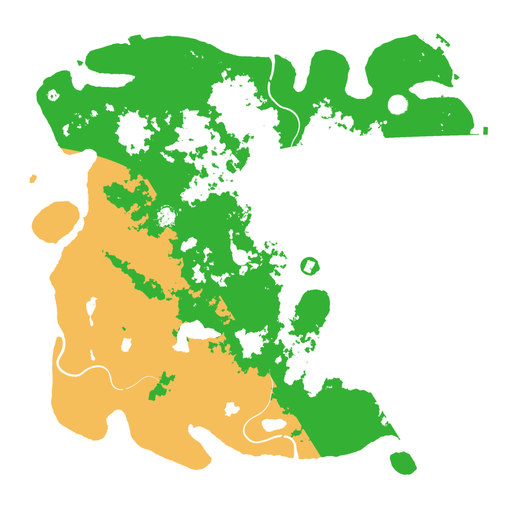 Biome Rust Map: Procedural Map, Size: 4500, Seed: 1656535876