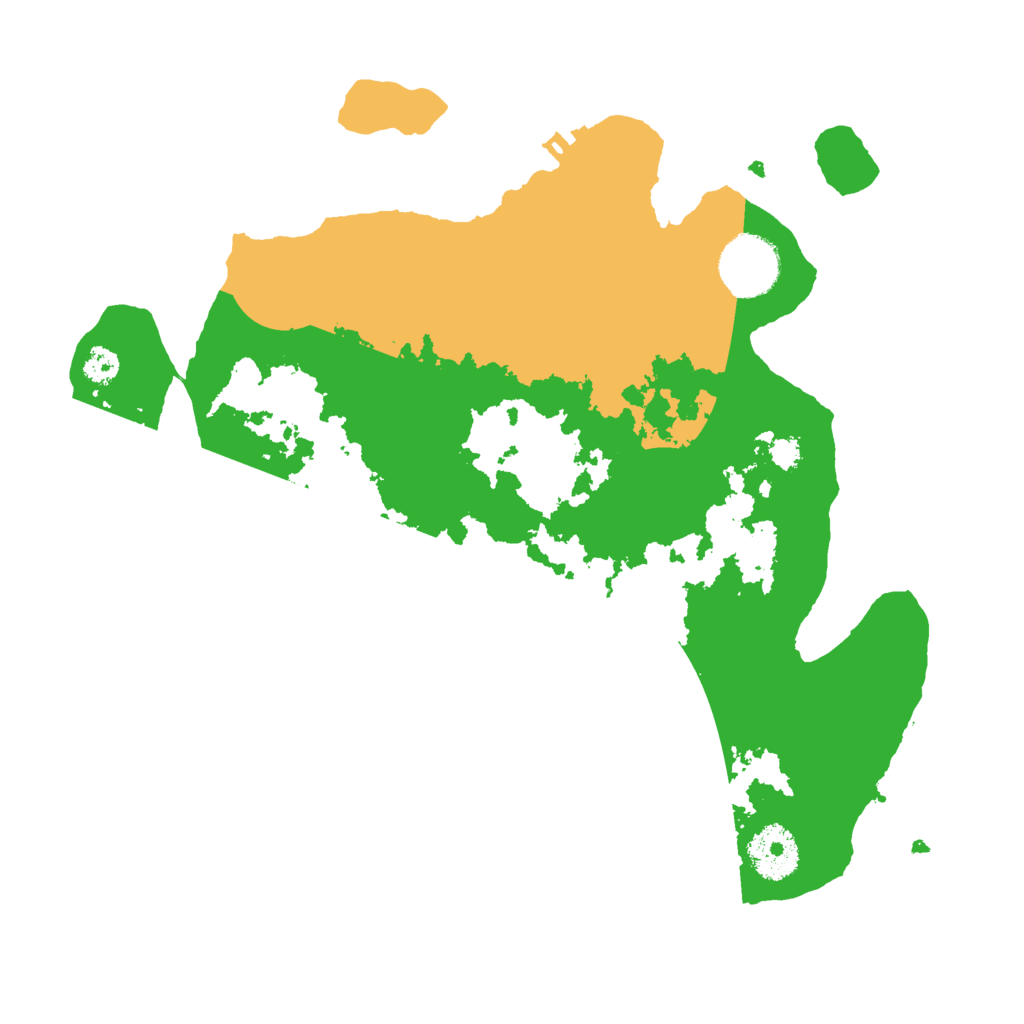 Biome Rust Map: Procedural Map, Size: 3000, Seed: 231110131