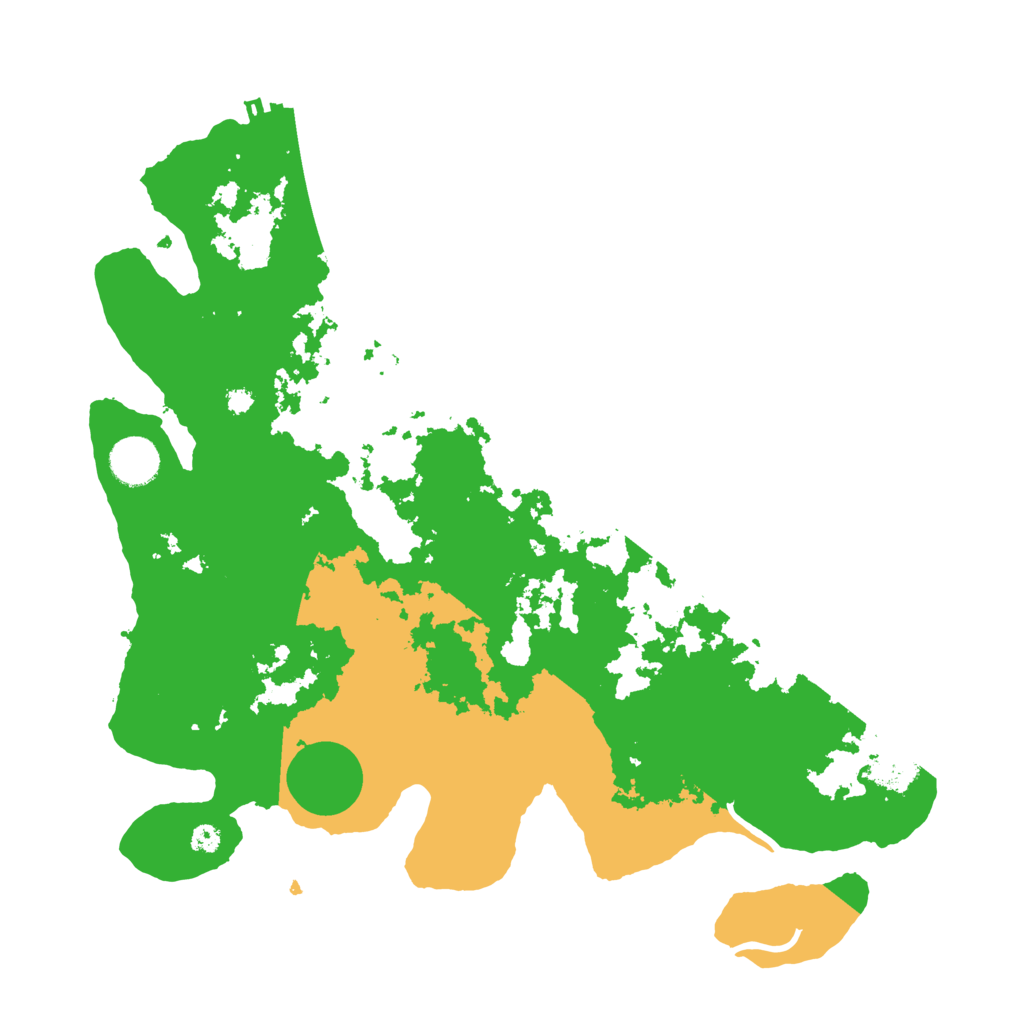 Biome Rust Map: Procedural Map, Size: 3650, Seed: 56955681