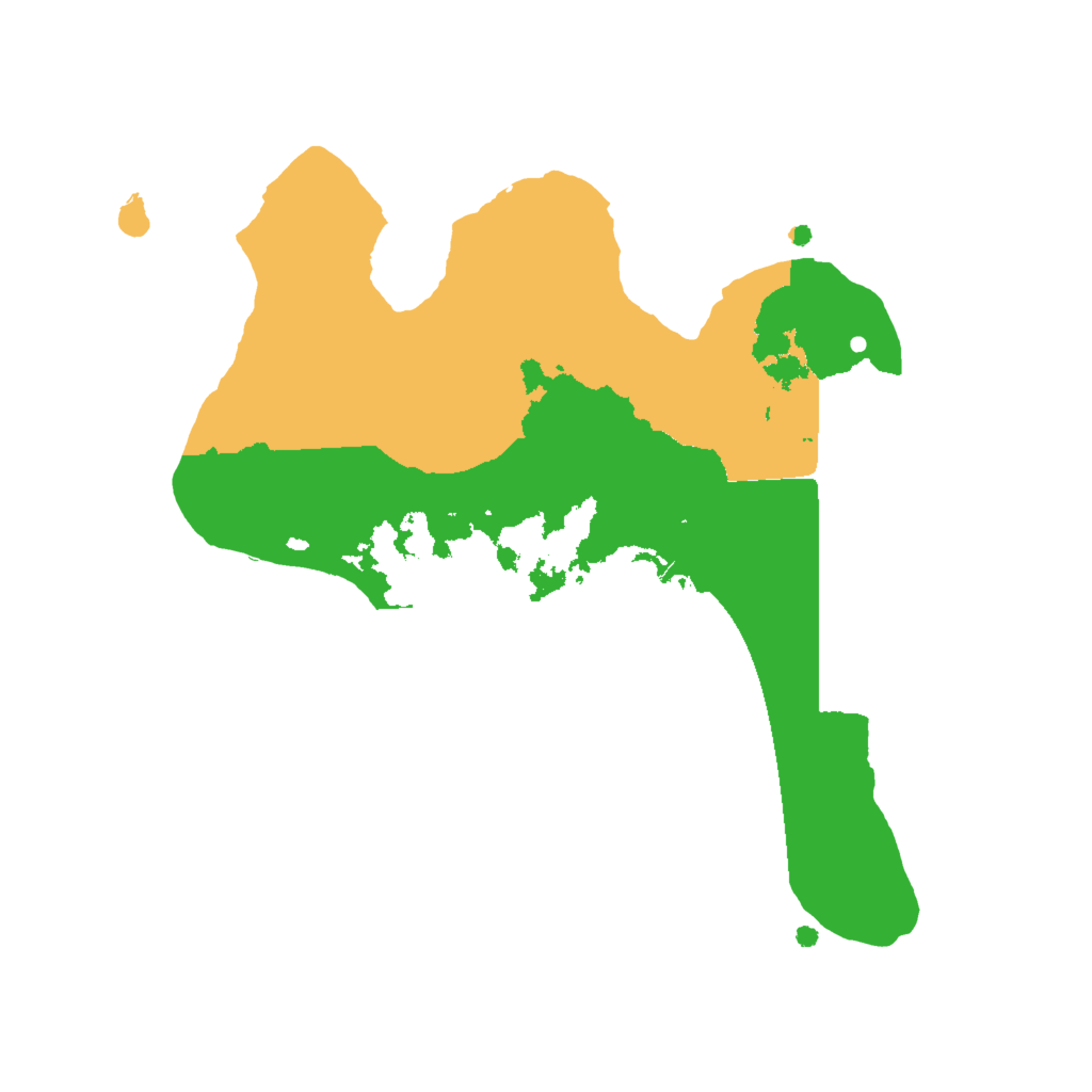 Biome Rust Map: Procedural Map, Size: 2000, Seed: 11111111