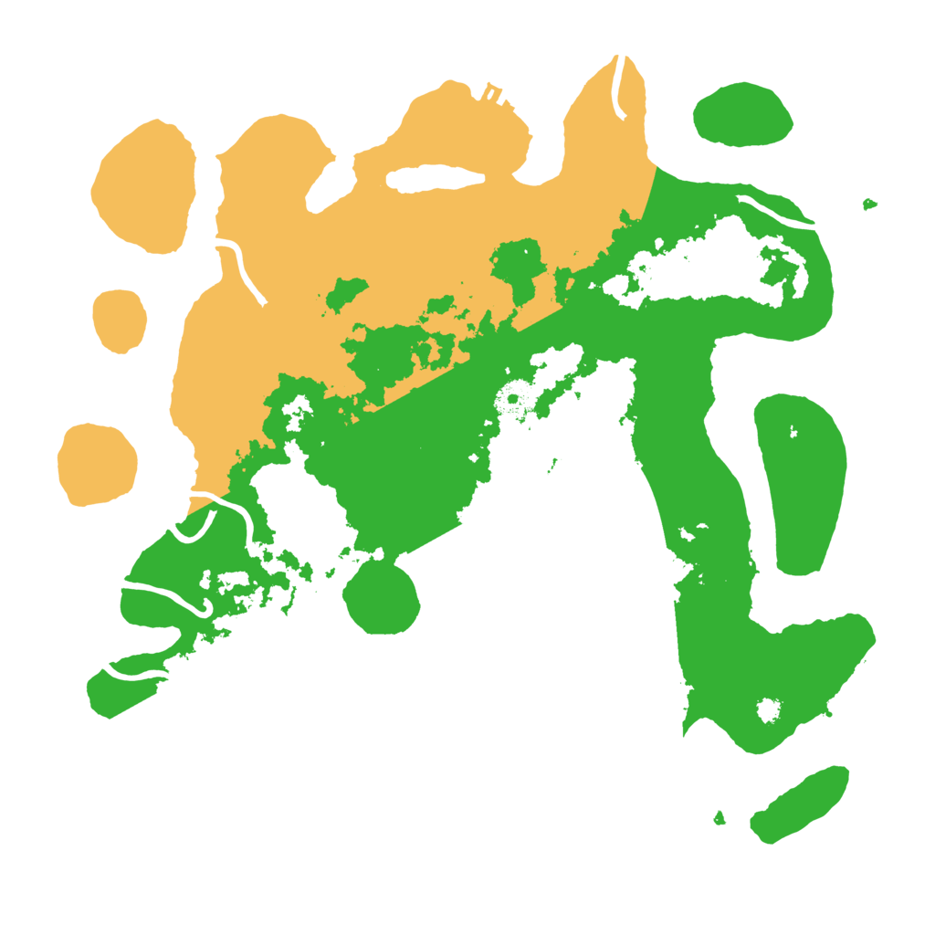 Biome Rust Map: Procedural Map, Size: 3500, Seed: 1776878599