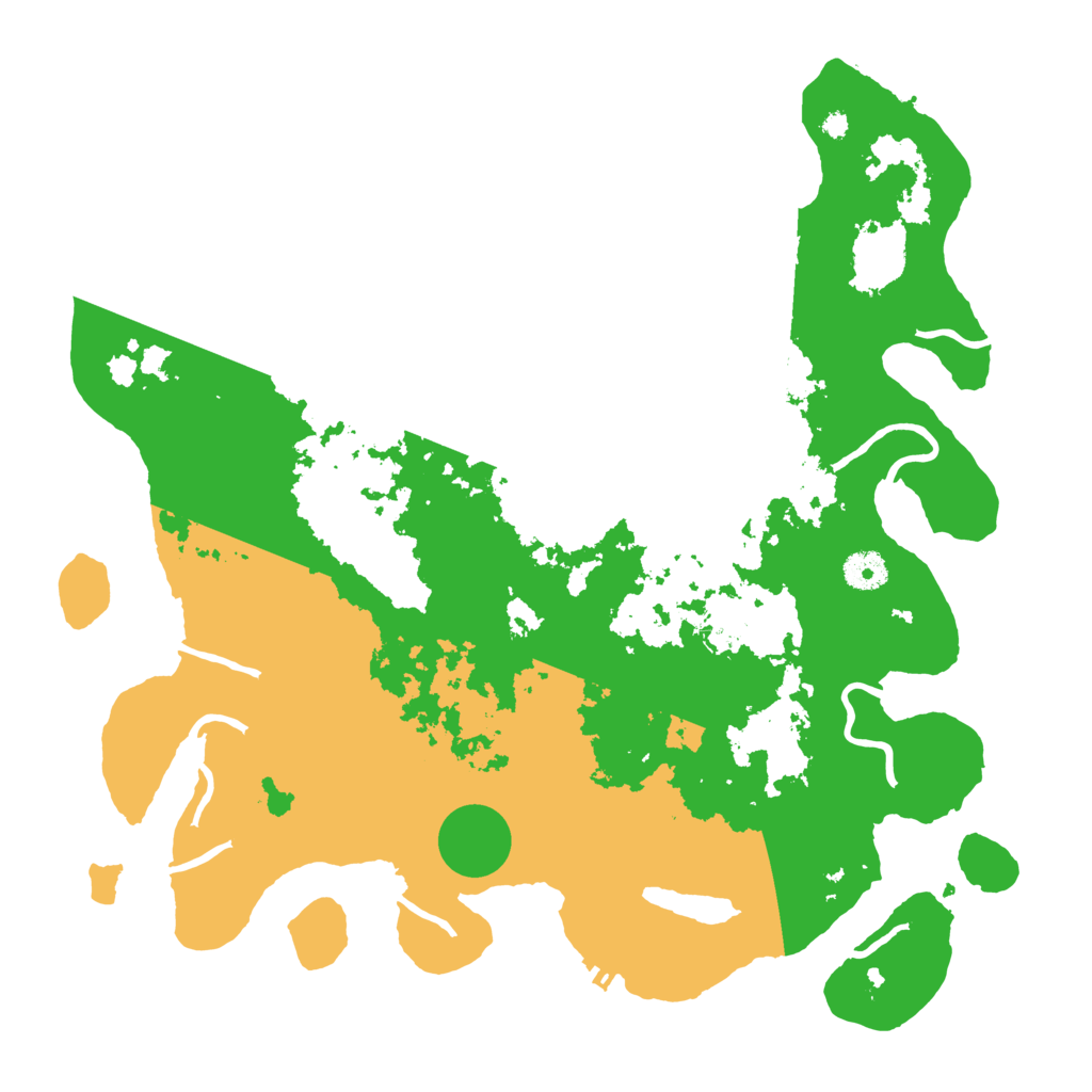 Biome Rust Map: Procedural Map, Size: 3950, Seed: 513773388