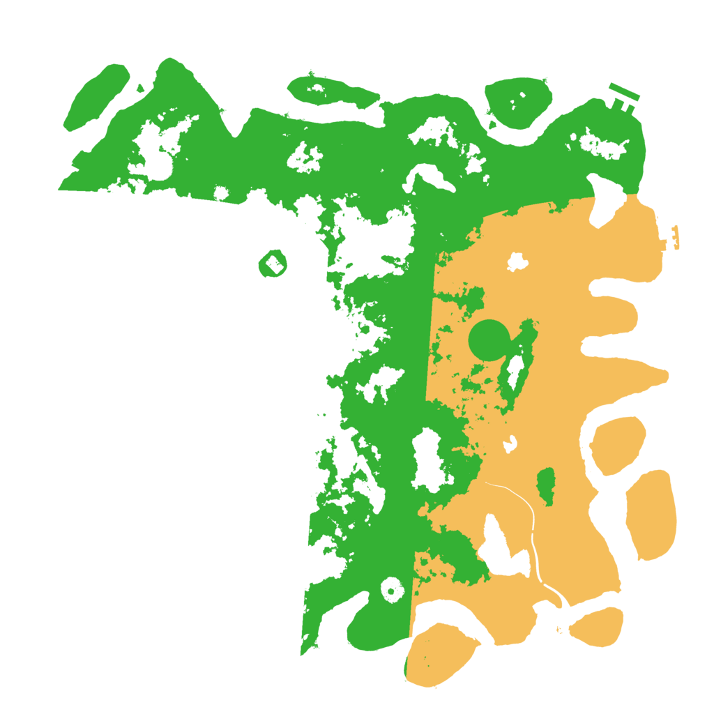 Biome Rust Map: Procedural Map, Size: 4500, Seed: 1233820897