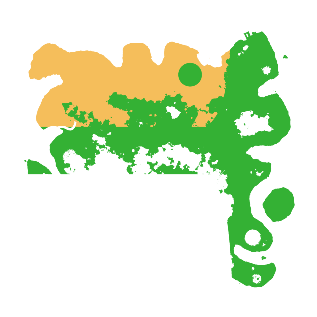 Biome Rust Map: Procedural Map, Size: 3550, Seed: 40147634