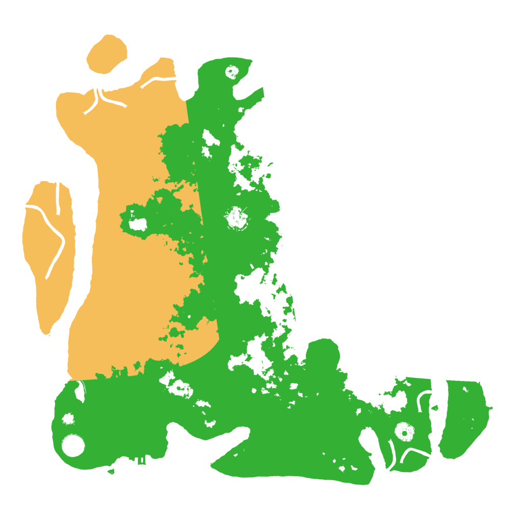 Biome Rust Map: Procedural Map, Size: 4100, Seed: 77961580